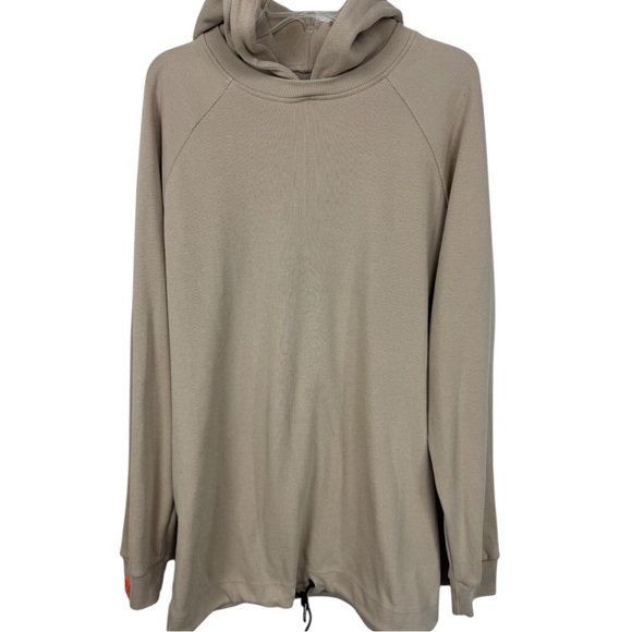 C’est Normal thick thermal hooded long sleeve adjustable hem top XL - Picture 1 of 6